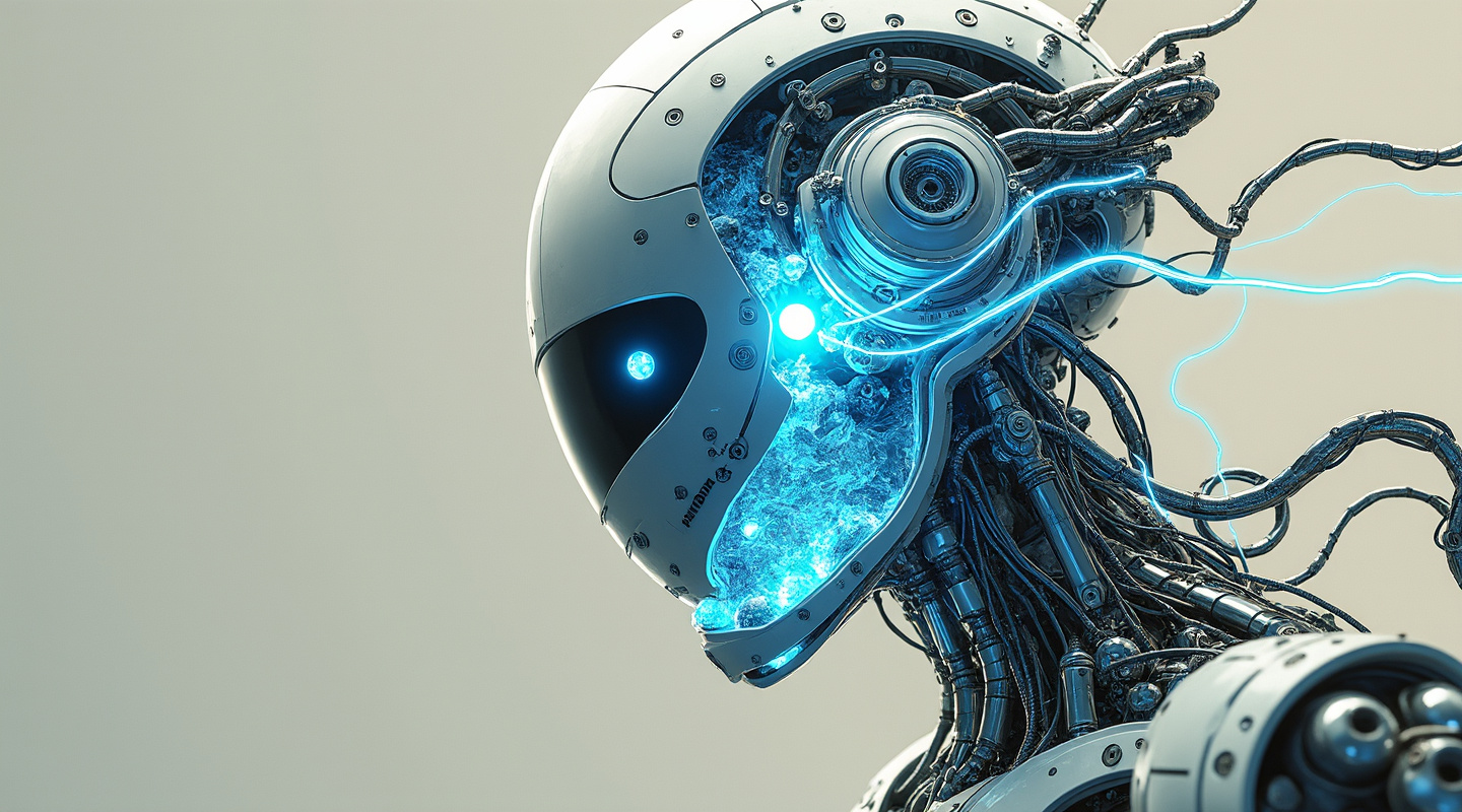 Mekanik robotu güçlendiren kristal çekirdek